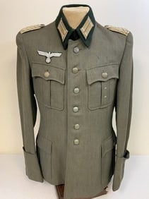 WWII GERMAN ARMY INFANTRY OFFICERS UNIFORM TUNIC MAJOR