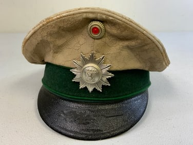 VINTAGE WEST GERMANY POLICE OFFICER VISOR HAT