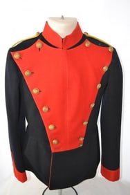 ANTIQUE BRITISH 5th ROYAL IRISH LANCERS UNIFORM TUNIC AND PANTS