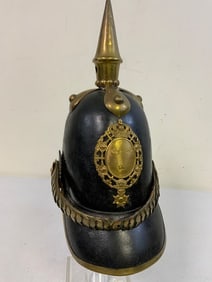 ANTIQUE SWEDEN EARLY TALL SPIKE HELMET SWEDISH