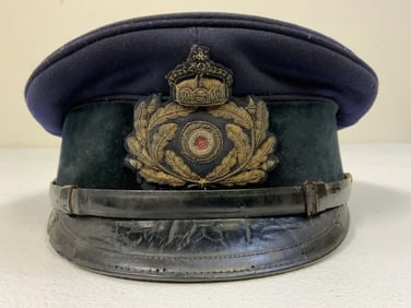 IMPERIAL GERMAN NAVY OFFICER VISOR HAT