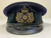 IMPERIAL GERMAN NAVY OFFICER VISOR HAT