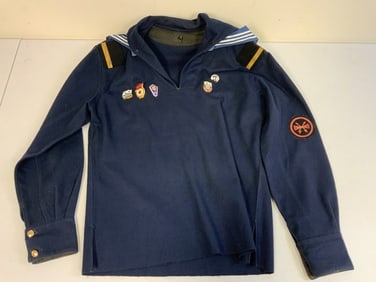 COLD WAR ERA USSR NAVY SAILOR UNIFORM JUMPER