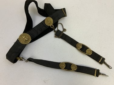 USSR NAVY OFFICERS BLACK DAGGER BELTS