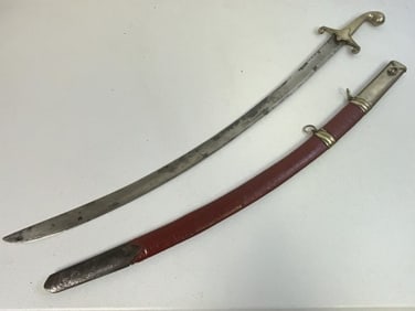 ANTIQUE CRIMEAN WAR ERA TURKISH OFFICER SHAMSHIR KILIJ SWORD