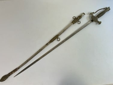 ANTIQUE US FRATERNAL MASONIC DRESS AND CEREMONIAL SWORD