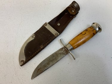 VINTAGE SWEDEN MORA KNIFE WITH SHEET