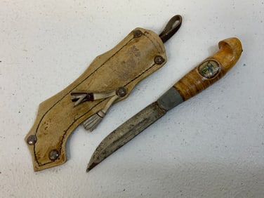 VINTAGE FINNISH PUUKO KNIFE WITH SHEET