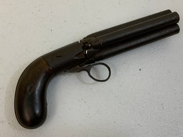 ANTIQUE PERCUSSION PEPPERBOX REVOLVER