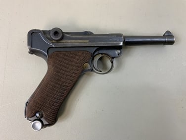 WWII NAZI GERMAN P08 LUGER G DATE PISTOL 9MM