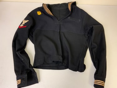 WWII US NAVY JUMPER UNIFORM PULLOVER SHIRT