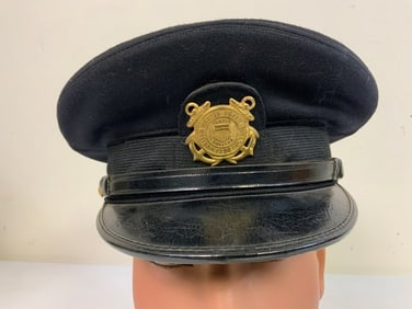 USA US COAST GUARD OFFICER VISOR CAP