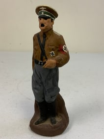 ADOLF HITLER PAINTED PORCELAIN CLAY FIGURINE