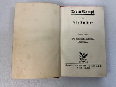 GERMANY THIRD REICH 1933 ADOLF HITLERS MEIN KAMPF BOOK
