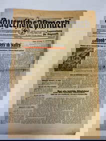 GERMANY THIRD REICH 1941 NEWSPAPER