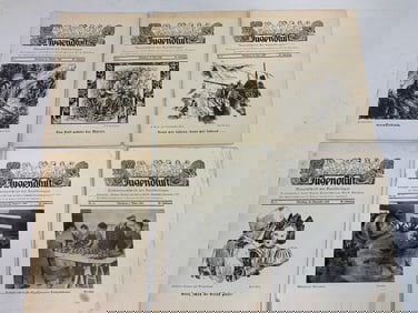 GERMANY THIRD REICH JUGENDLUFT HITLER YOUTH PROPAGANDA PUBLICATION MAGAZINES