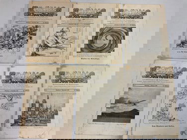 GERMANY THIRD REICH JUGENDLUFT HITLER YOUTH PROPAGANDA PUBLICATION MAGAZINES