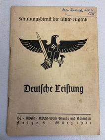 GERMANY THIRD REICH  1941 HITLER YOUTH PROPAGANDA PUBLICATION