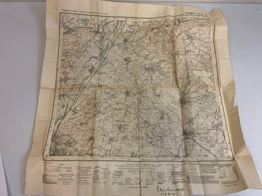 GERMANY THIRD REICH MILITARY MAP