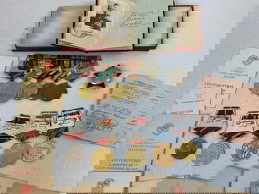 USSR WWII OFFICER GROUP OF AWARDS WITH DOCUMENTS