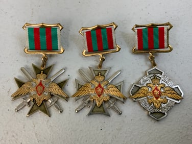 RUSSIAN FEDERATION LOT OF AWARD MEDALS