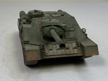 WWII USSR SOVIET TANK DESTROYER MODEL CUSTOM DETAILED