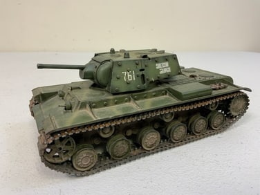 WWII USSR SOVIET KV-1 TANK MODEL CUSTOM DETAILED