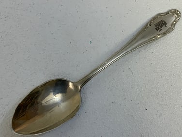 GERMANY THIRD REICH WELLNER ALPACCA SS MARKED DINNER SPOON
