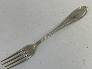 GERMANY THIRD REICH WAFFEN SS MARKED DINNER FORK