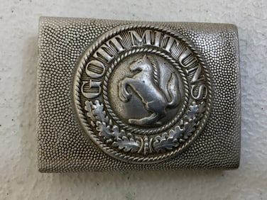 GERMANY THIRD REICH FIREMEN DRESS BELT BUCKLE