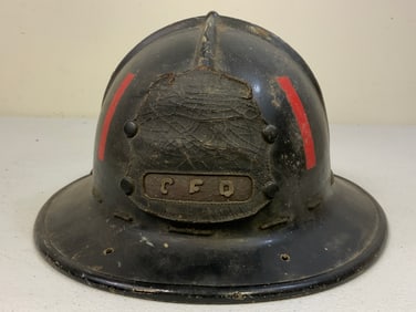 VINTAGE CHICAGO FIRE DEPARTMENT CFD FIREFIGHTER HELMET