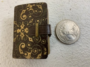 ANTIQUE MINIATURE BOOK IN ARABIC KORAN