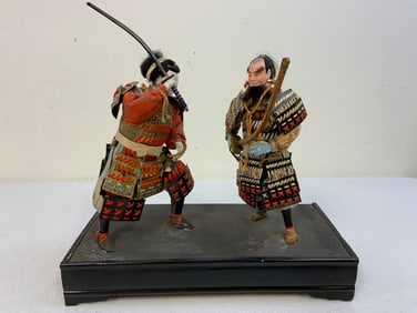 VINTAGE JAPANESE SAMURAI WARRIORS DOLLS