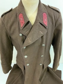 SWEDISH WWII ERA COASTAL ARTILLERY M39 GREATCOAT