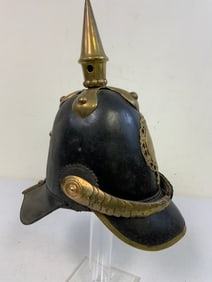 ANTIQUE SWEDISH TALL SPIKE HELMET SWEDEN