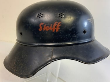 WWII GERMAN STEIFF TOY FACTORY AIR RAID PROTECTION LUFTSCHUTZ GLADIATOR HELMET HELMET
