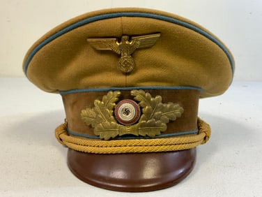 GERMANY THIRD REICH GERMAN NSDAP NAMED POLITICAL LEADER VISOR CAP