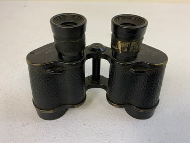 VINTAGE BRITISH KERSHAW & SOHN LEEDS 1940 BINOCULARS