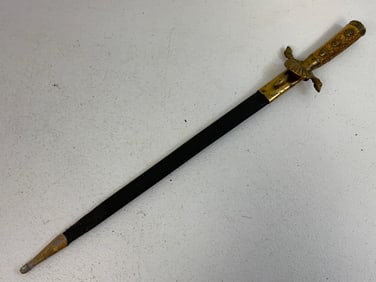 ANTIQUE GERMAN HUNTING SHOOTING CLUB  DAGGER HIRSCHFANGER EICKHORN