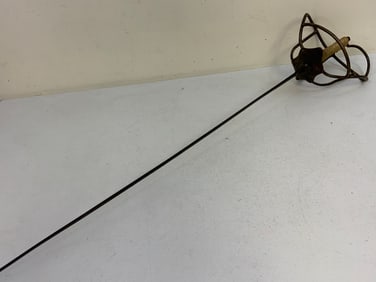 ANTIQUE GERMAN DUELLING FENCING SCHLAGER SWORD