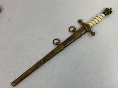 WWII GERMAN NAVY KRIEGSMARINE OFFICERS DAGGER EICKHORN