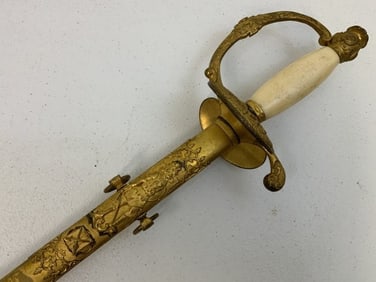 ANTIQUE US MASONIC DRESS AND CEREMONIAL SWORD