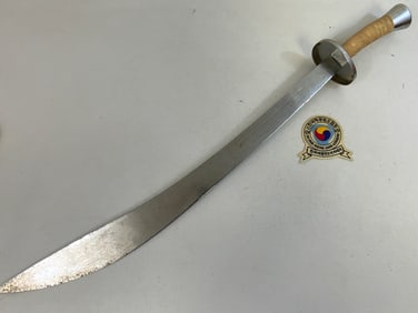 DAO SWORD WITH KOREAN KUMDO ASSOCIATION PATCH
