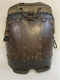 ANTIQUE JAPANESE SAMURAI ARMOR FRONT PLATE