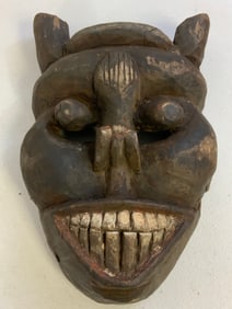 ANTIQUE MONGOLIAN SHAMAN MASK