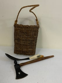 NATIVE AMERICAN BRITISH COLUMBIA HAIDA TRIBE ANTIQUES LOT