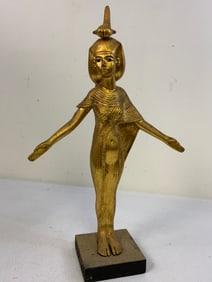 LARGE EGYPTIAN GODDESS SELKET STATUE