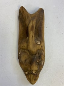 ANTIQUE EGYPTIAN CARVED WOOD MASK