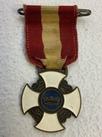 UK ORDER OF THE CROWN MEDAL MINIATURE