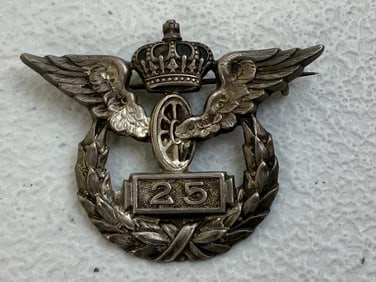 IMPERIAL GERMAN PRUSSIA 25 YEARS RAILWAY SERVICE BADGE